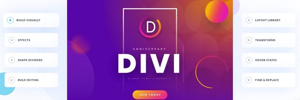 divi themes features